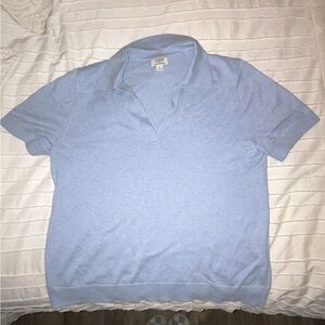 J. Crew Cotton-blend polo sweater